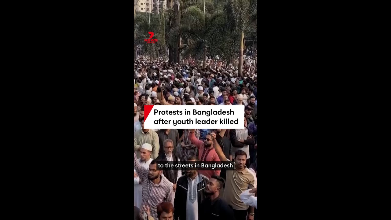 Protests in Bangladesh after youth leader killed