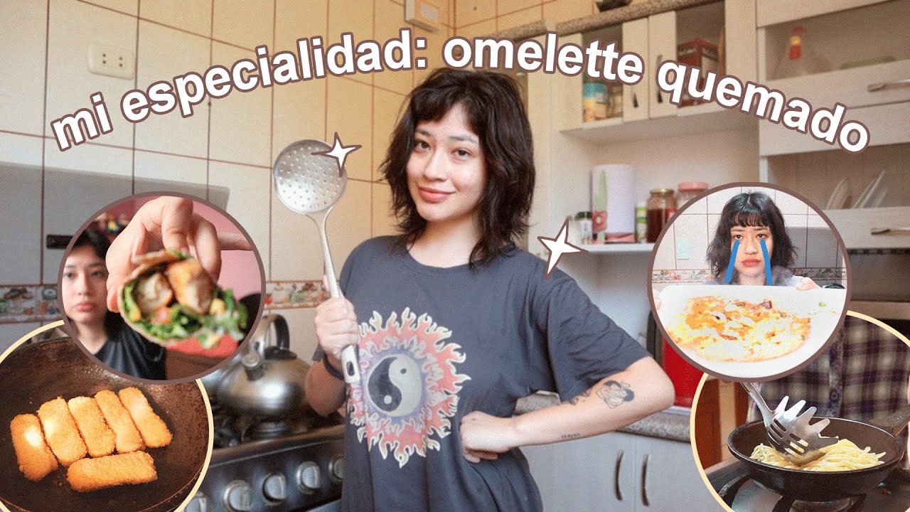lo que como en un día como cocinera novata y floja 🍝🌮🥤