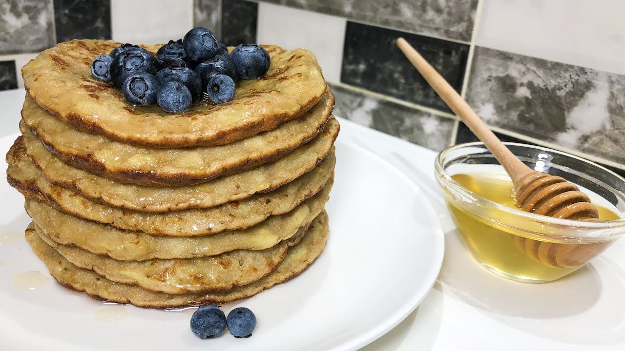 ГОТОВЛЮ уже НЕДЕЛЮ и не надоедает. БЛИНЫ БЕЗ МОЛОКА И МУКИ. fluffy pancakes recipe. apple pancakes