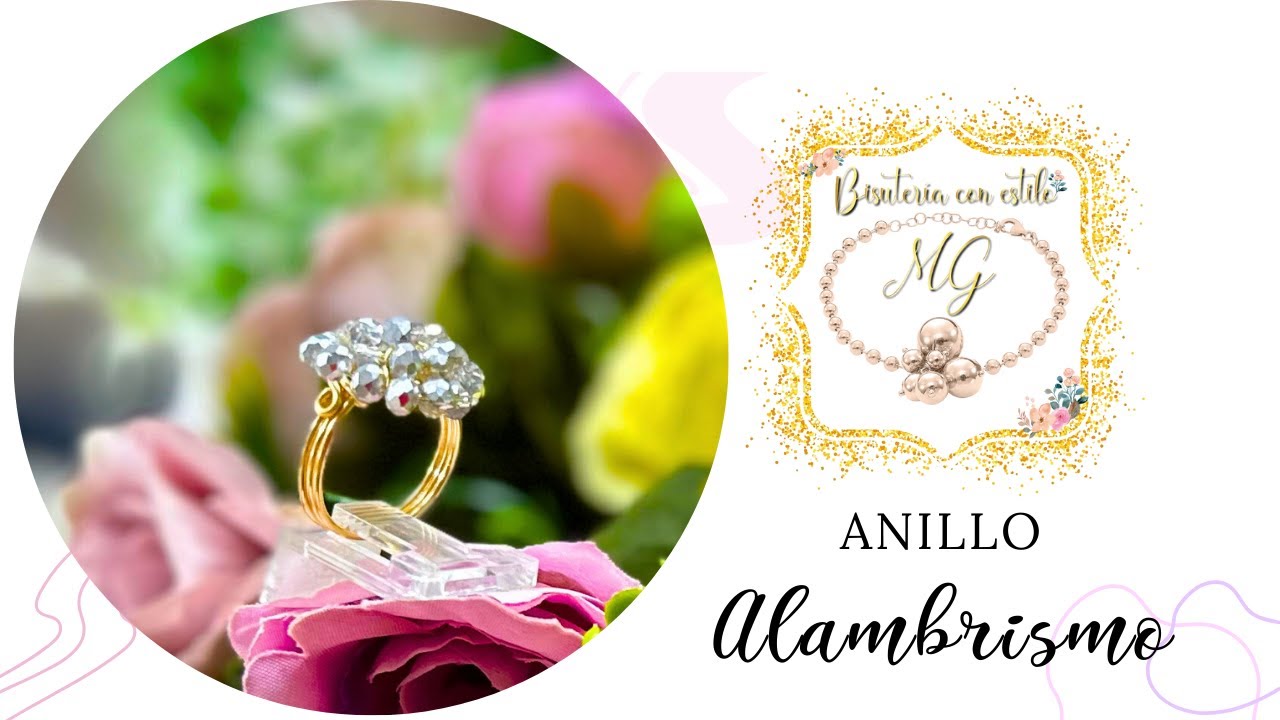 ANILLO ARACELI | Anillo en Alambrismo con Cristales 💍💎
