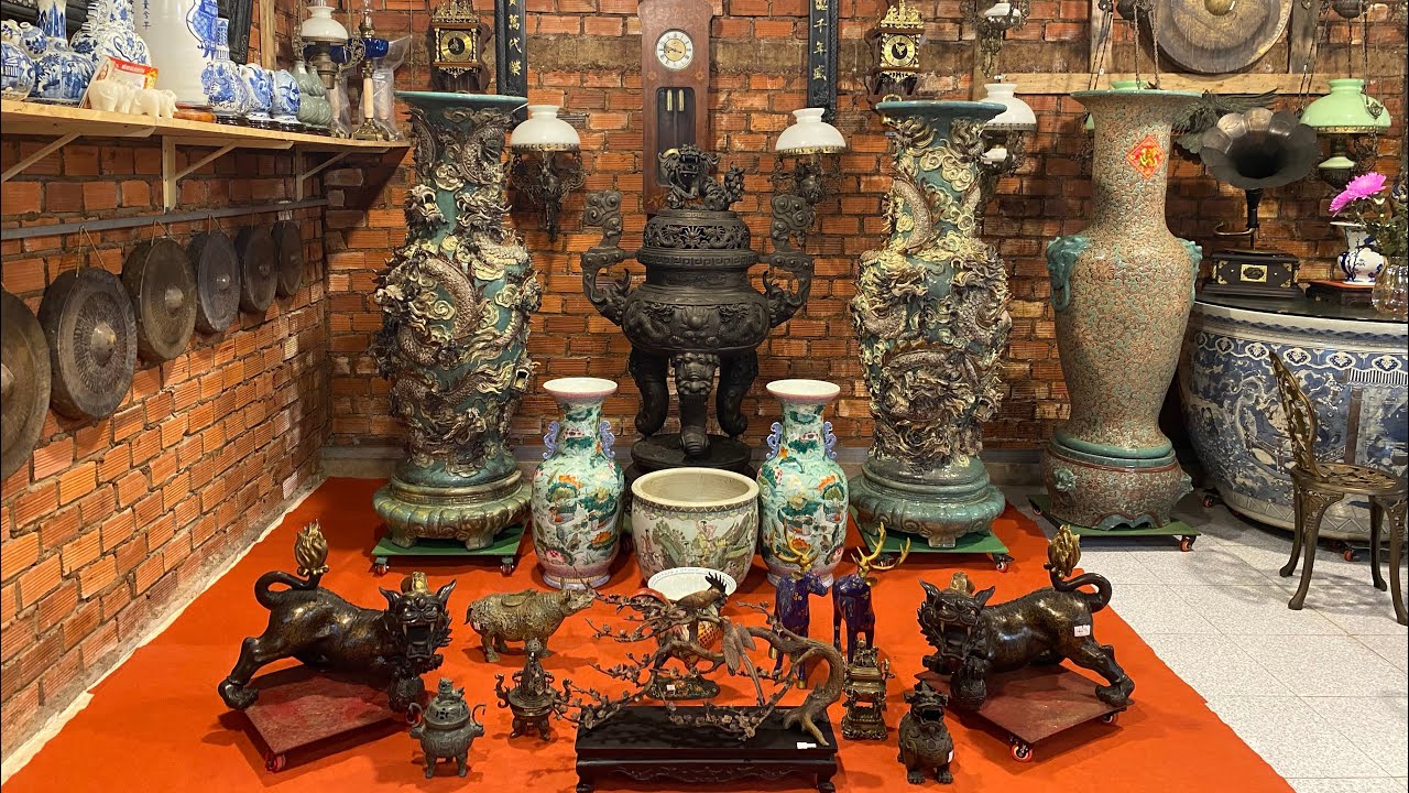 1/3/2026.Đỉnh trầm tay mây Huế xưa.Cặp lộc Bình đắp nổi nam bộ xưa.Gốm tàu xưa.Đồng xưa 0973.629.296