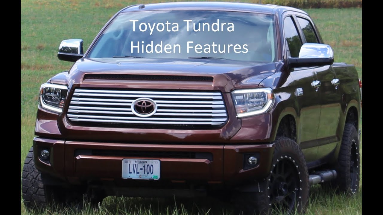 Скрытые настраиваемые функции Toyota Tundra