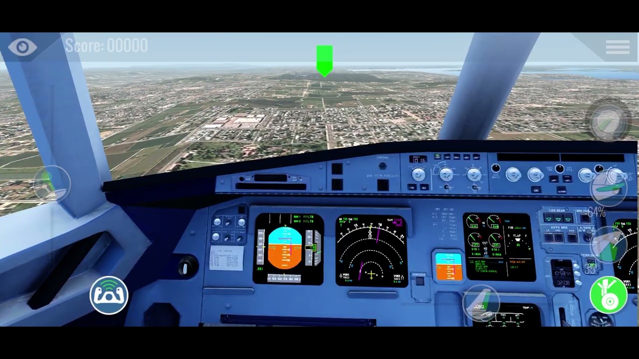 Landing in A320|X-Plane|#xplane 