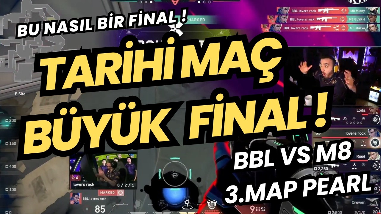 FERİT GÖZÜNDEN BBL VS M8 3.MAP | TARİHİ BİR MAÇ OLUYOR ! VALORANT EMEA 2026 UPPER FİNAL