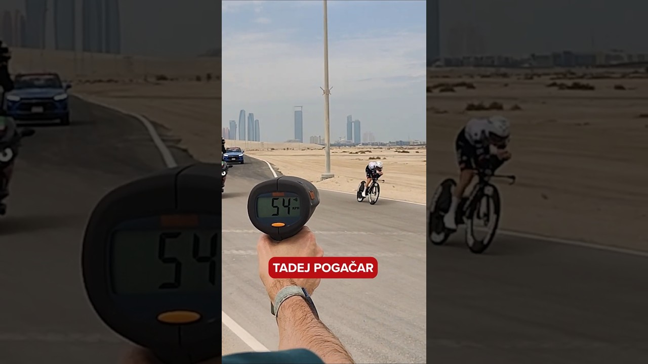 🚨 Speed Gunning The UAE Tour TIME TRIAL 🔫 💨