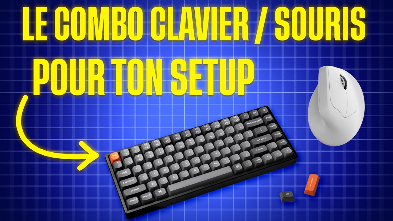 Keychron K2 Max + M5 : combo clavier/souris parfait pour télétravail & gaming ?