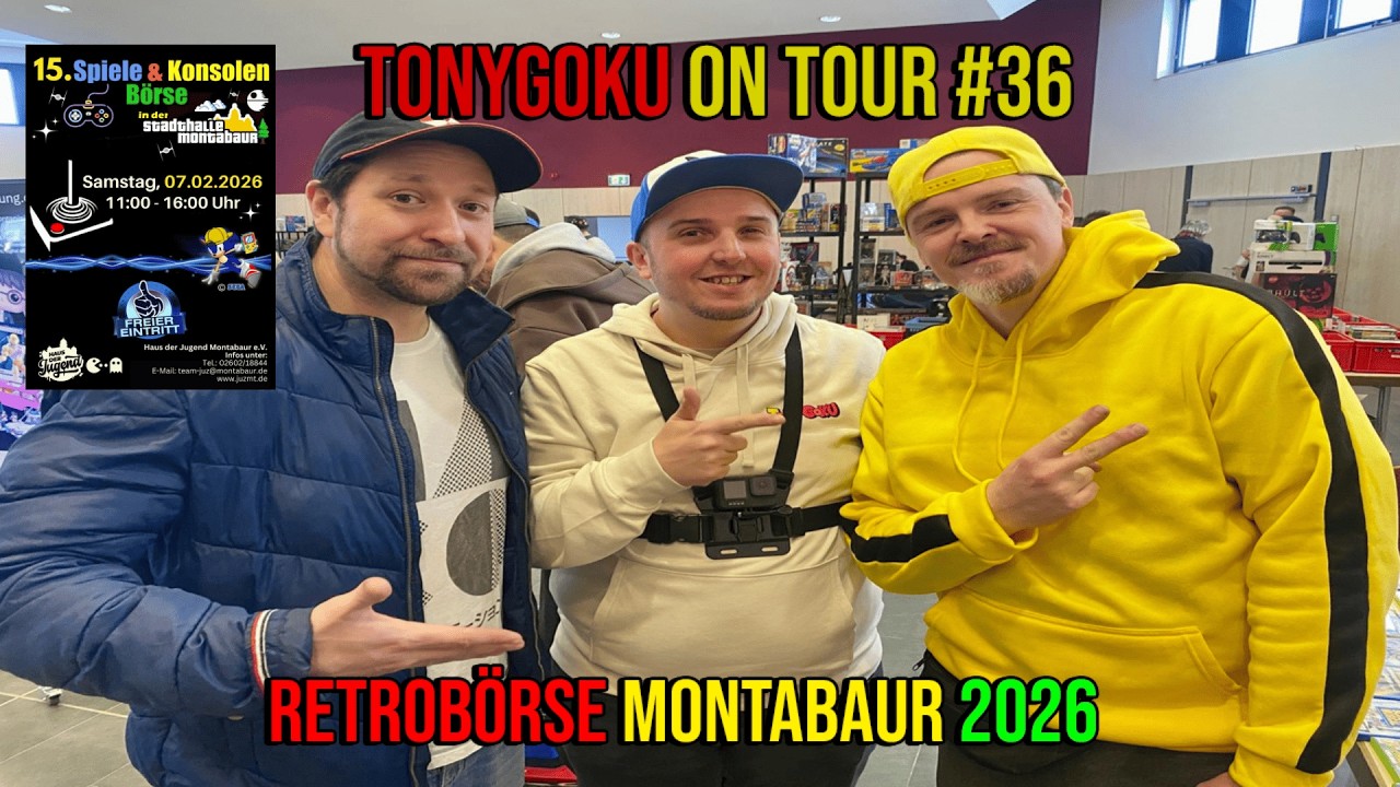 Alle guten DINGE sind 3 auf der RETROBÖRSE in MONTABAUR 😁🎮 | TONYGOKU ON TOUR Folge #36