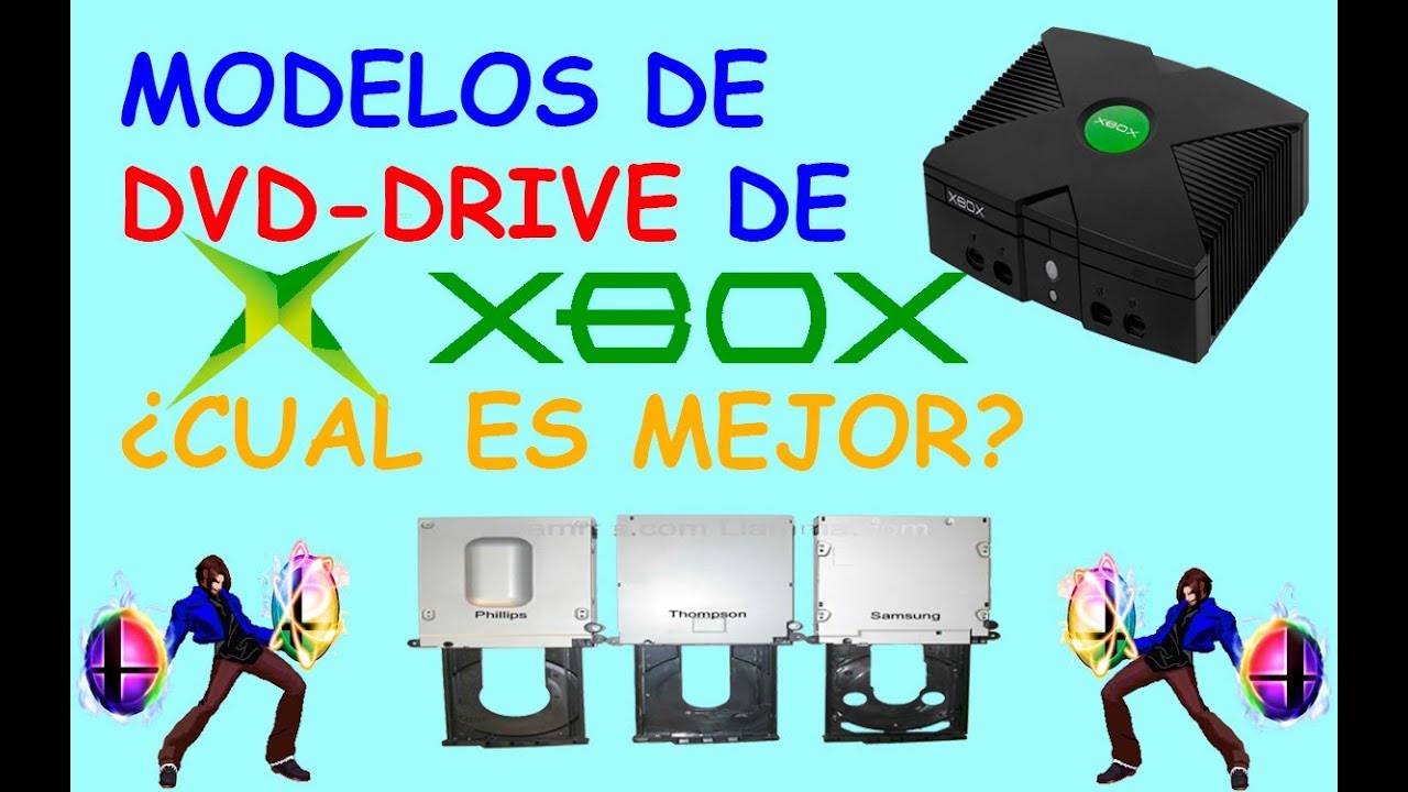 Todos los diferentes modelos de DVD-DRIVE del Xbox Clásico | KX