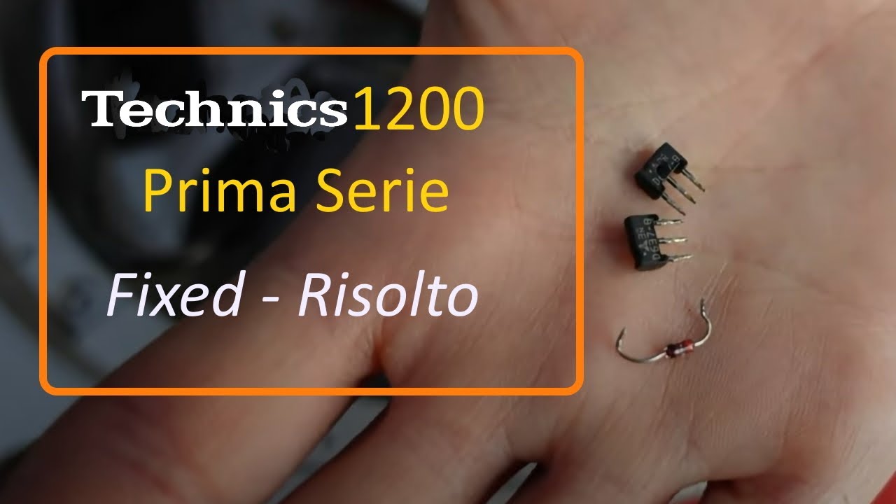 Ho riparato un giradischi Technics Sl-1200 Mk2 Prima Serie Rotazione instabile- #technics
