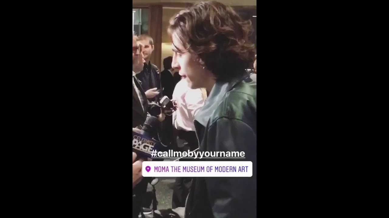 Timothée Chalamet Call me by your name Instagram stories mix vol.2 11/16/2017