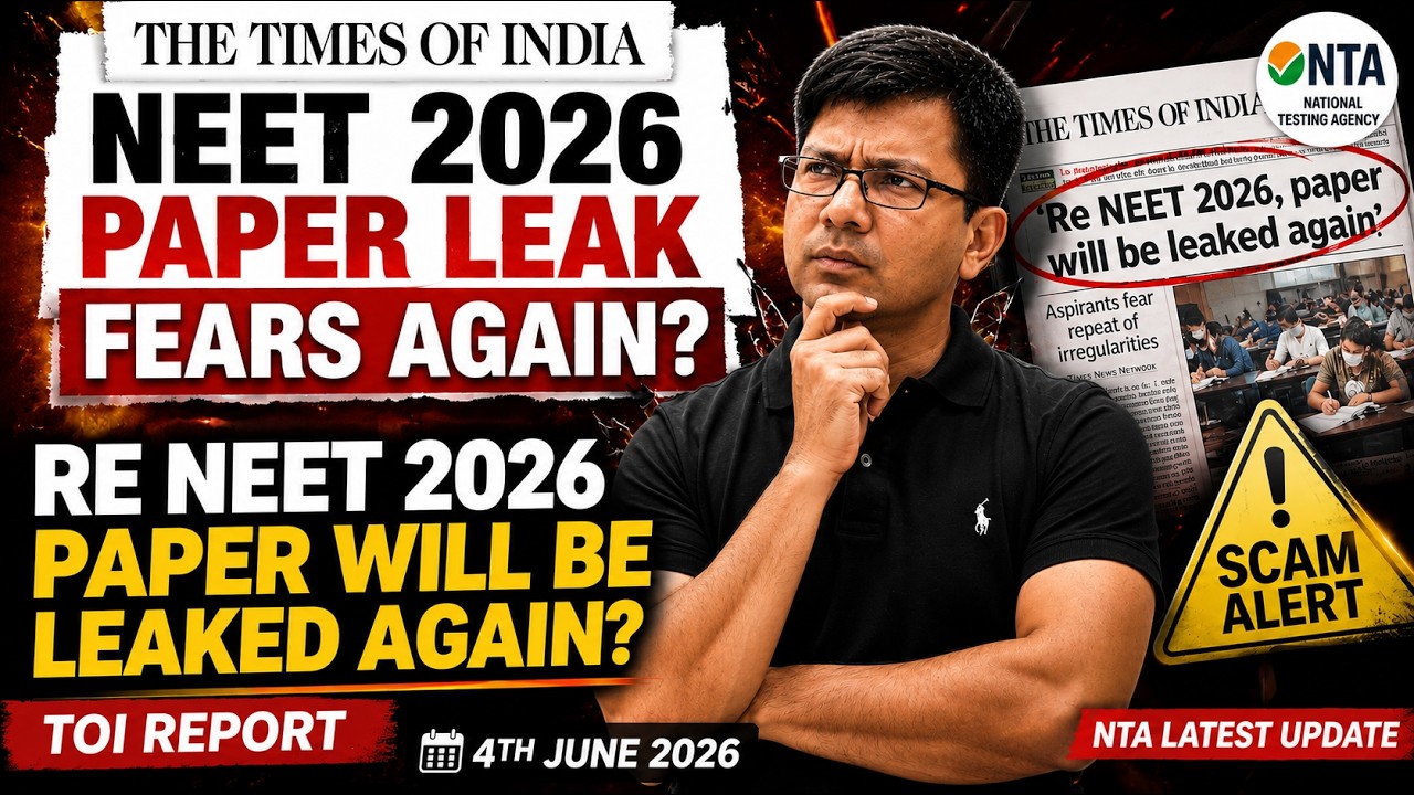 🚨 NEET 2026 Paper Leak Again? 😱 NTA's BIG Update on 4 June 2026 🔥