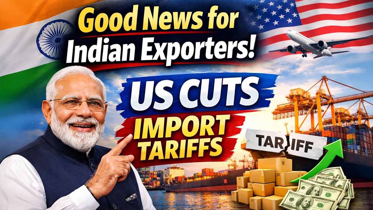 Good News for Indian Exporters! US Cuts Import Tariffs