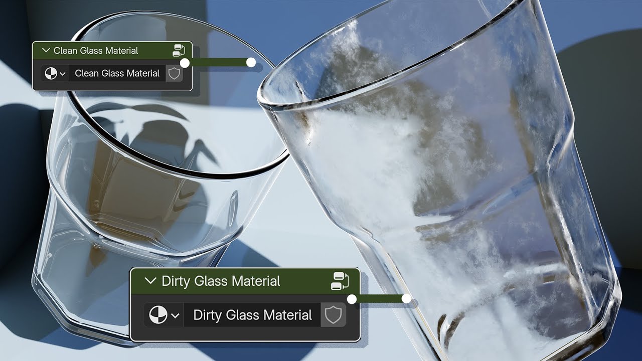 Make Realistic Dirty & Smudged Glass in Blender (Beginner Friendly)