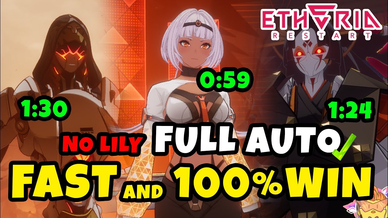 Fast & 100% Winrate Inferno Clears – Triple Boss Showcase! | Etheria Restart