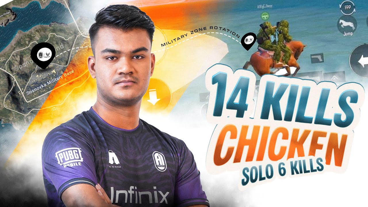 14 Kills Domination In Military Zone | Solo 6 Kills | SiNiSTER | A1 eSports