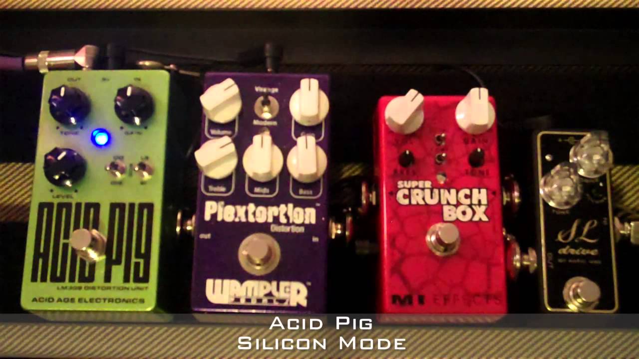 Shootout: Xotic SL Drive vs. Super Crunch Box, Plextortion & Acid Pig