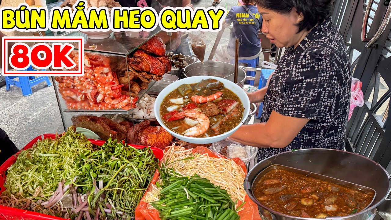 Bún Mắm Heo Quay 80K Tự Tin Đồ Tươi Nhà Làm Chinh Phục Khách Tây Ở Hẻm Khu Đất Vàng Q1