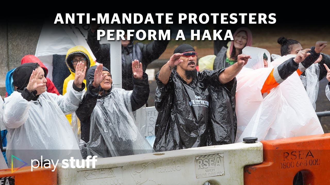 Wellington Protests: Anti-mandate protesters perform a haka outside parliament | Stuff.co.nz