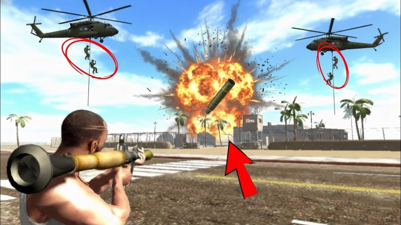Franklin enter army base and killed army chief | INDIAN BIKES DRIVING 3D |