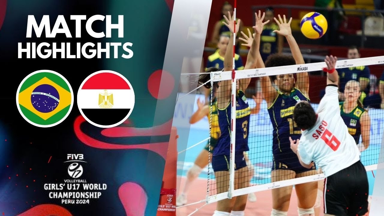 BRAZIL 🆚 EGYPT [4K]  | Highlights | Girls' U17 World Championship 2024