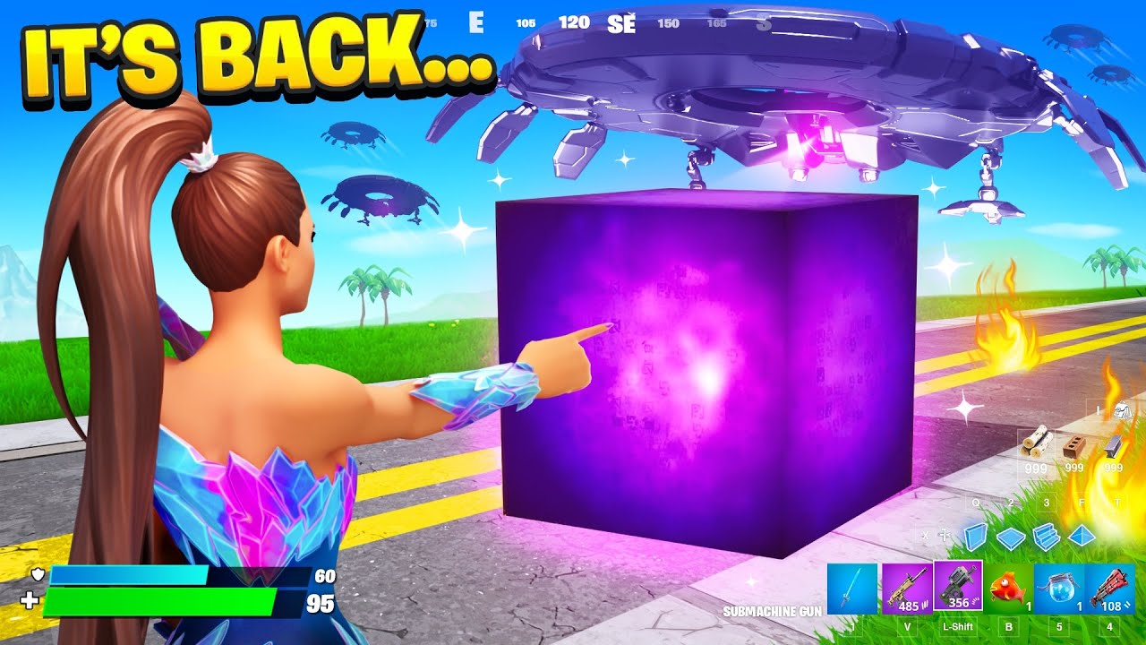 I Glitched KEVIN The CUBE Back In Fortnite.. (banned)
