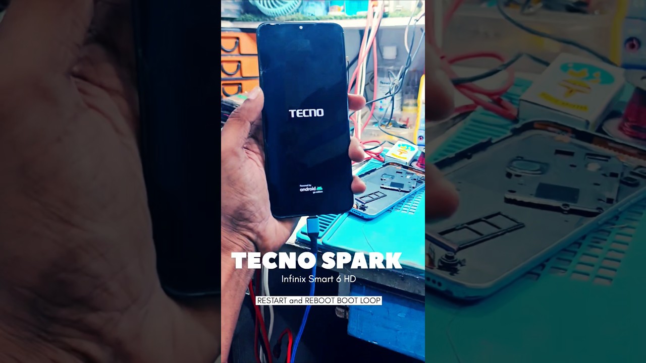 TECNO Spark Go 2022 & Infinix Smart 6 HD First Logo Restart Fix #LogoRestartFix #RebootLoopFix