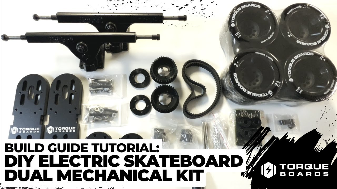 DIY Electric Skateboard BUILD GUIDE - Dual Mechanical Kit 110mm