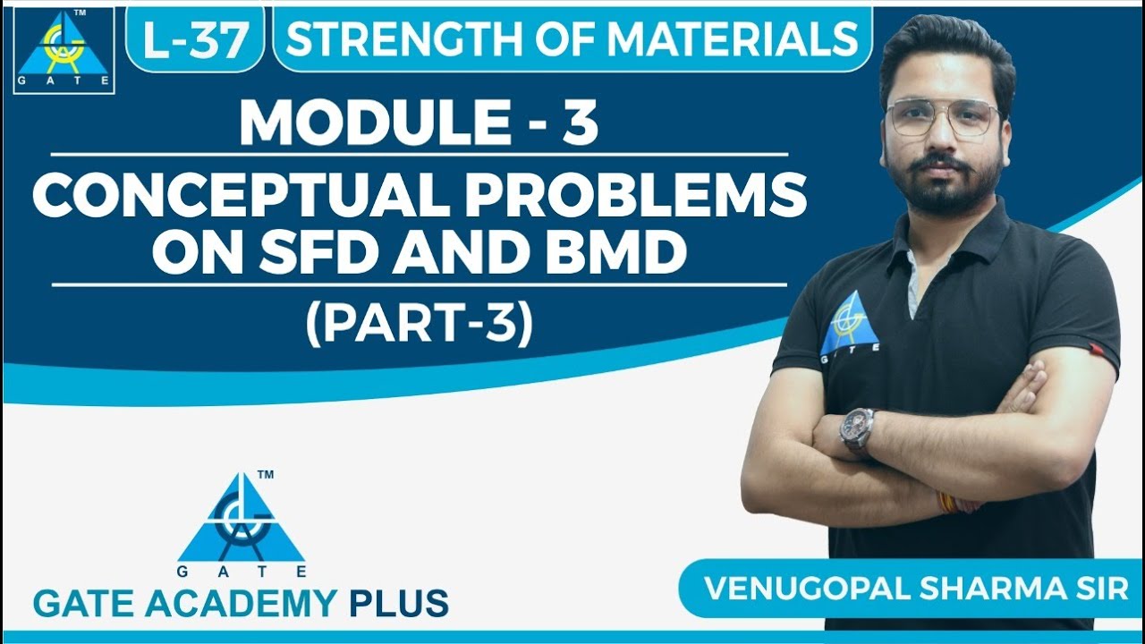 Strength of Materials | Module 3 | Conceptual Problems on SFD and BMD (Part - 3) | (Lecture 37)