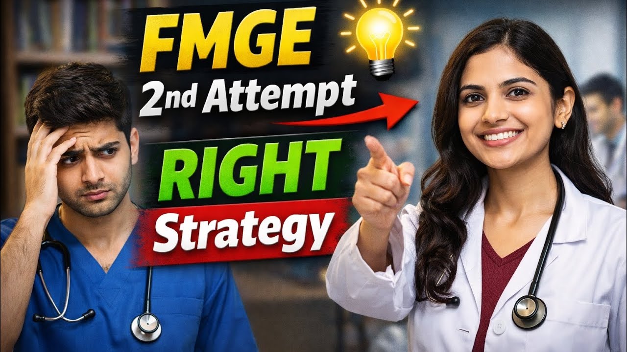 FMGE 2nd Attempt | RIGHT Strategy to Clear Exam (Don’t Repeat These Mistakes) #fmgeindia #strategy 