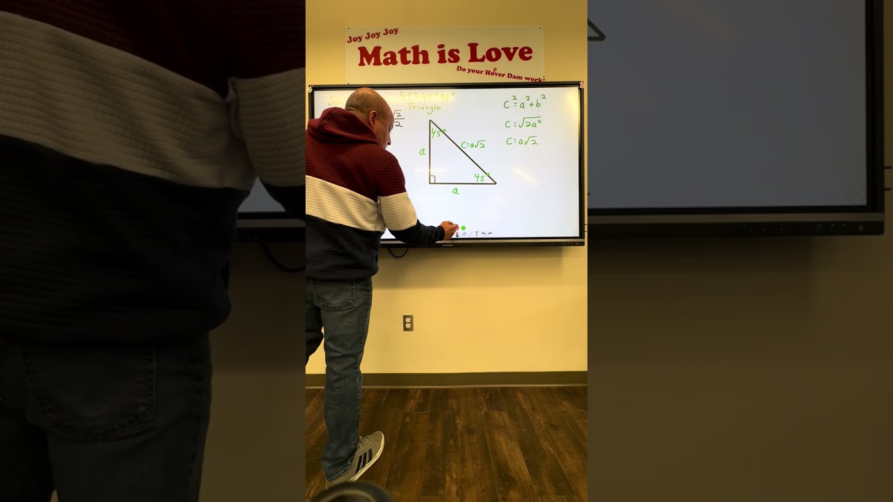 Tri 45 45 90 Triangle 
