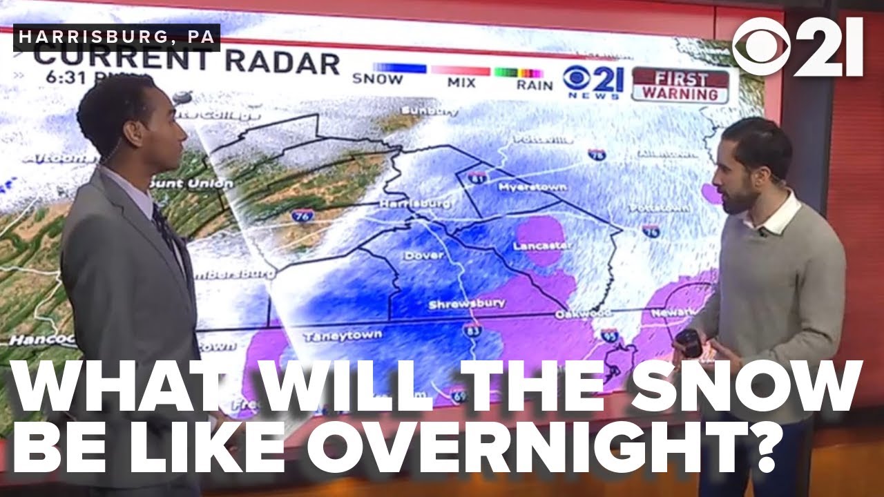 Q&A: What will the snow storm be like this evening in Central PA?