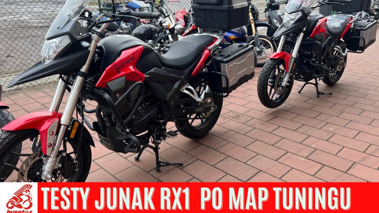Oficjalne testy Junaka RXOne 125 Euro 5 po Map Tuningu