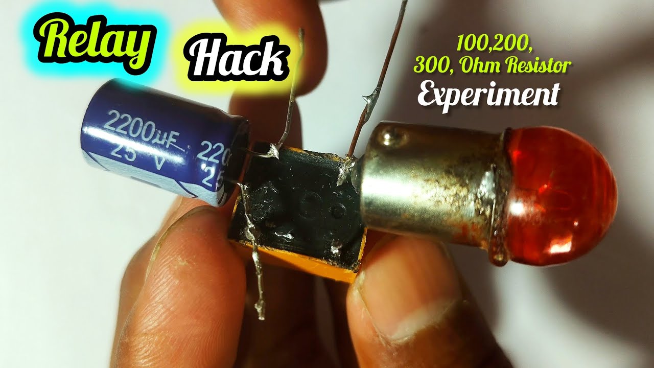 Classic Relay Blinker Circuit (No Microcontroller) @Belectronice #viralexperiments 