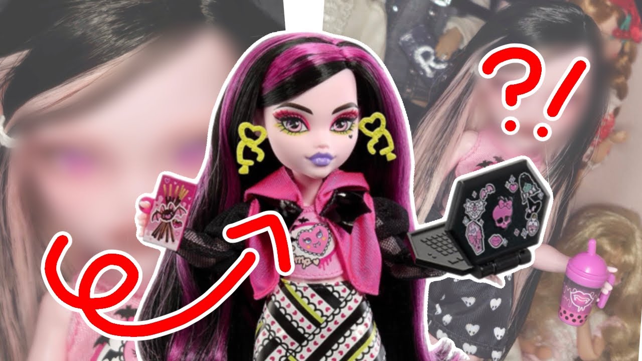 Reroot & Faceup on G3 Neon Frights Draculaura!