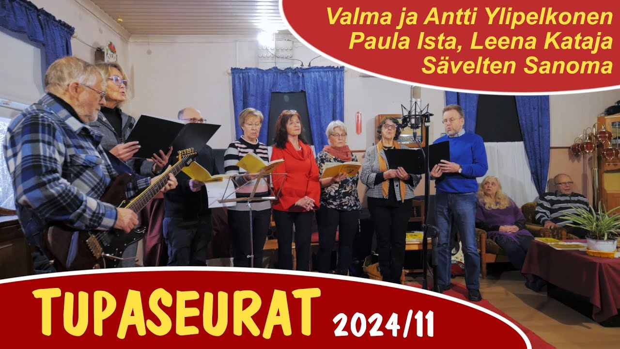 TUPASEURAT 2024/11: Leena Kataja, Paula Ista, Valma ja Antti Ylipelkonen