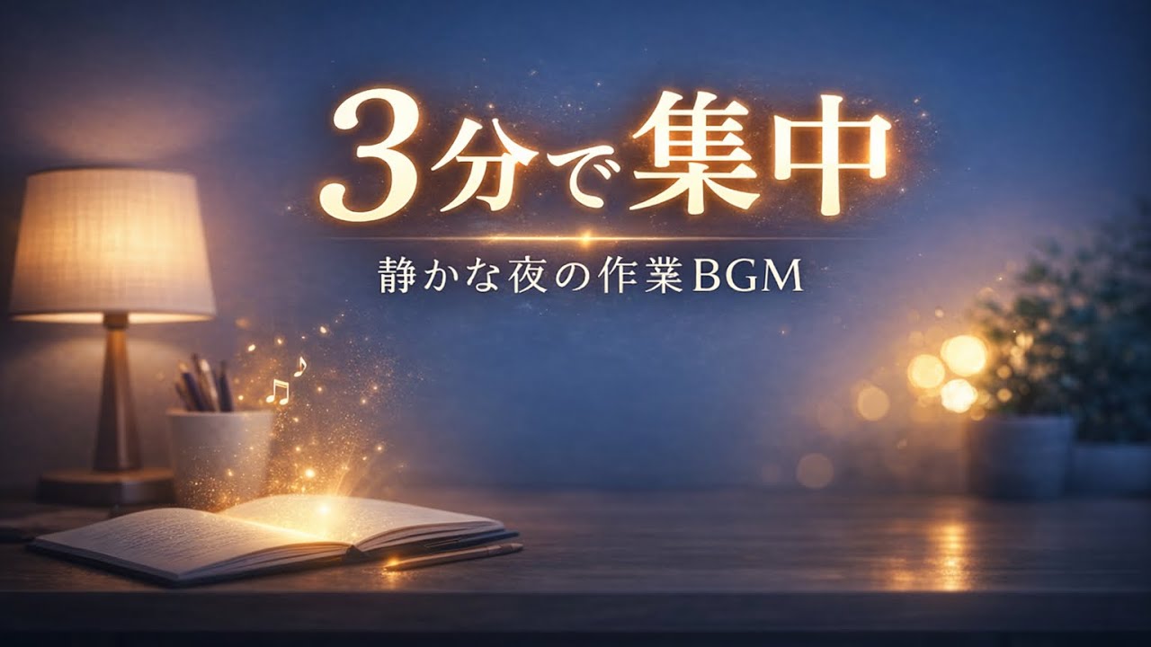 仕事がはかどる3H｜今日に、ひとさじの至福を。作業用カフェBGM