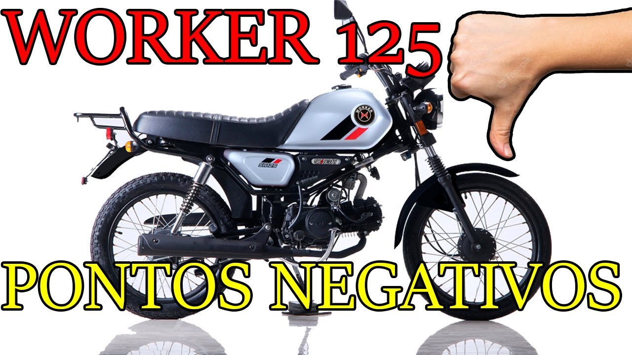 SHINERAY WORKER 125 - PONTOS NEGATIVOS!