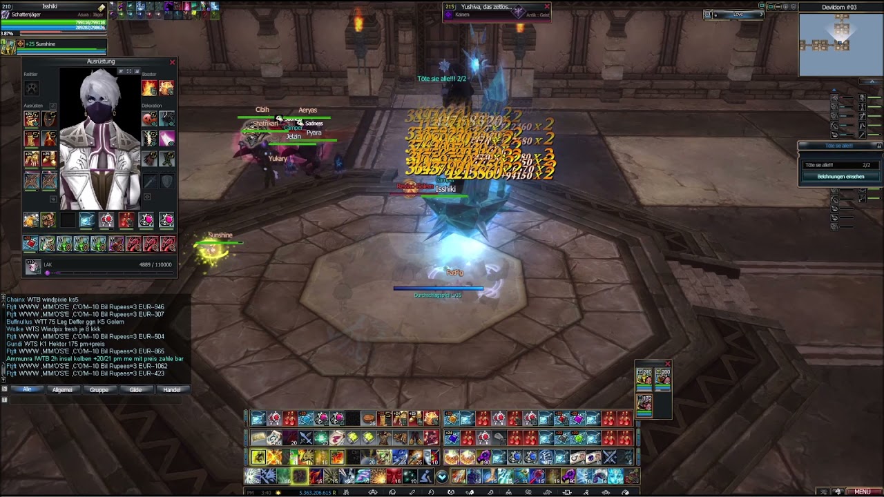 Rappelz DD6 Deadeye With Clean Crossbows