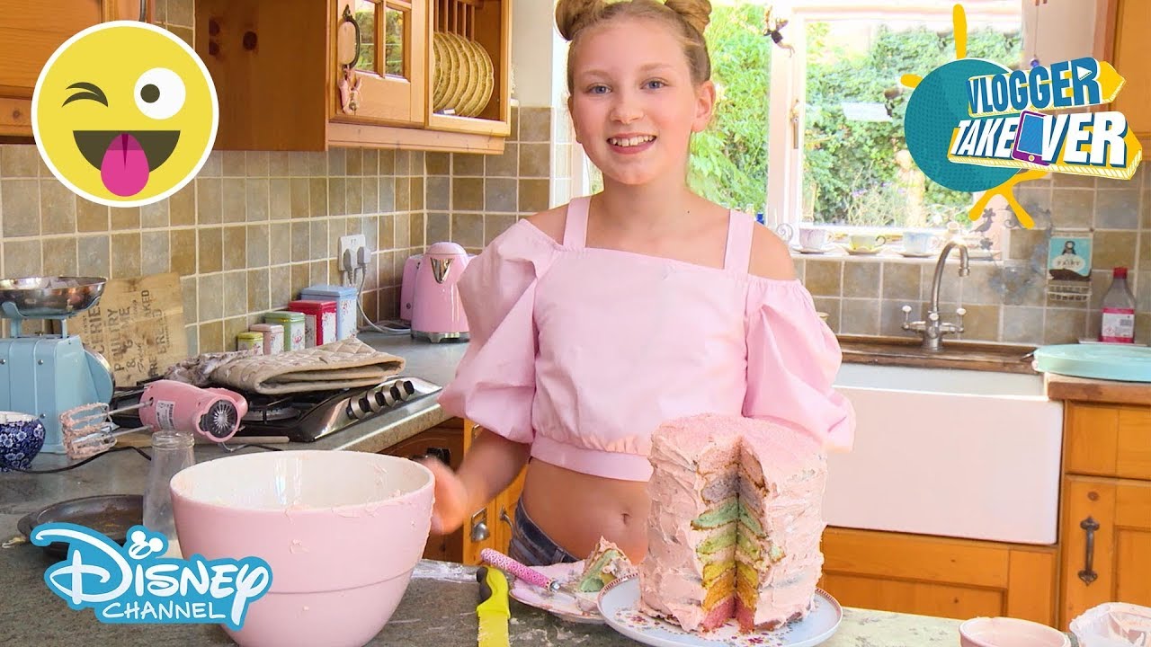 Vlogger Takeover | Coco's World - 7 Layer Cake Tutorial | Disney Channel UK