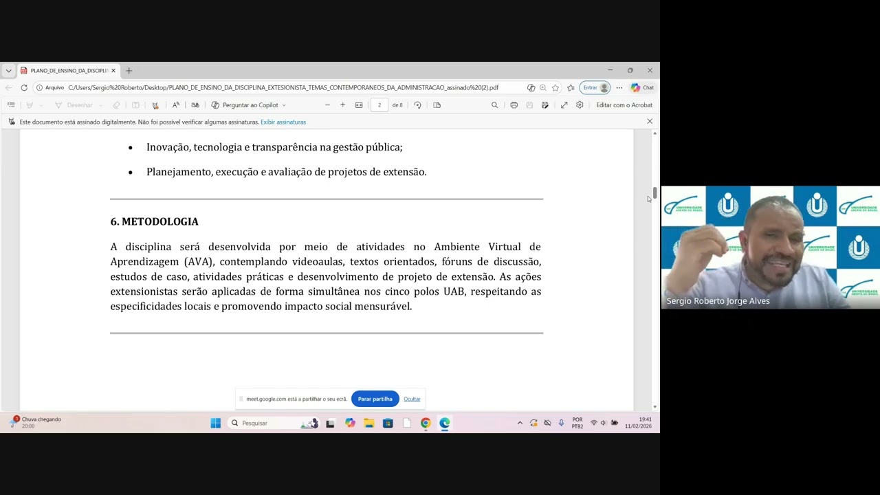 AULA 2 -DE APRESENTAÇÃO DA DISCIPLINA TEMAS CONTEMPORÂNEOS DA ADMINISTRAÇÃO