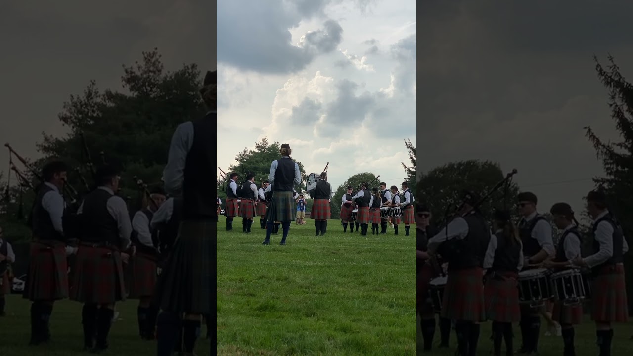 ￼St. Columcille United Gaelic pipe band Gr 4. ￼Union County, Celtic festival, September 9, 2023. ￼