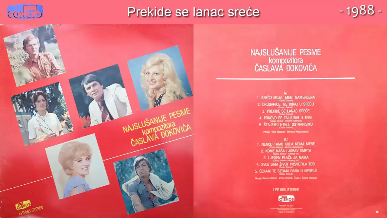 Caslav Djokovic - Najslusanije Pesme - (Audio 1988) - CEO ALBUM