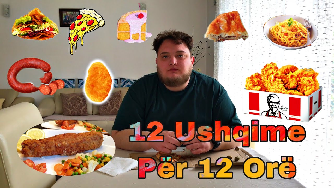 INSTAGRAMI MI VENDOS 12 USHQIME MI HONGER PER 12 OR !! (Ushqime t’ Ronda)