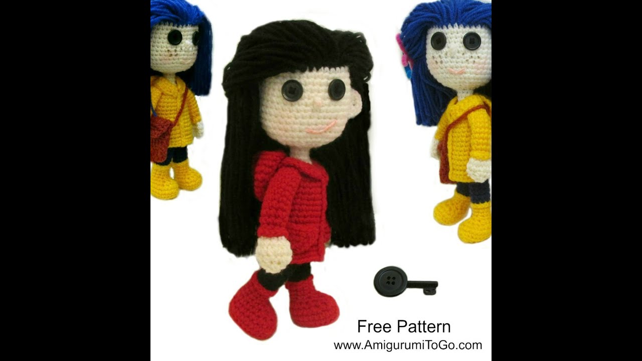 How To Crochet Coraline NEW VIDEO