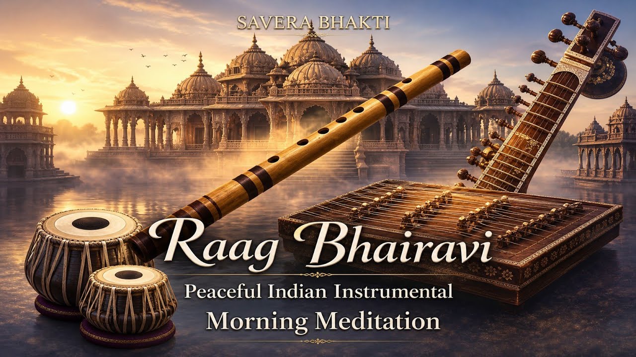 Raaga Meditation | Indian Classical Music | Flute, Sitar, Tabla for Relaxation & Peace