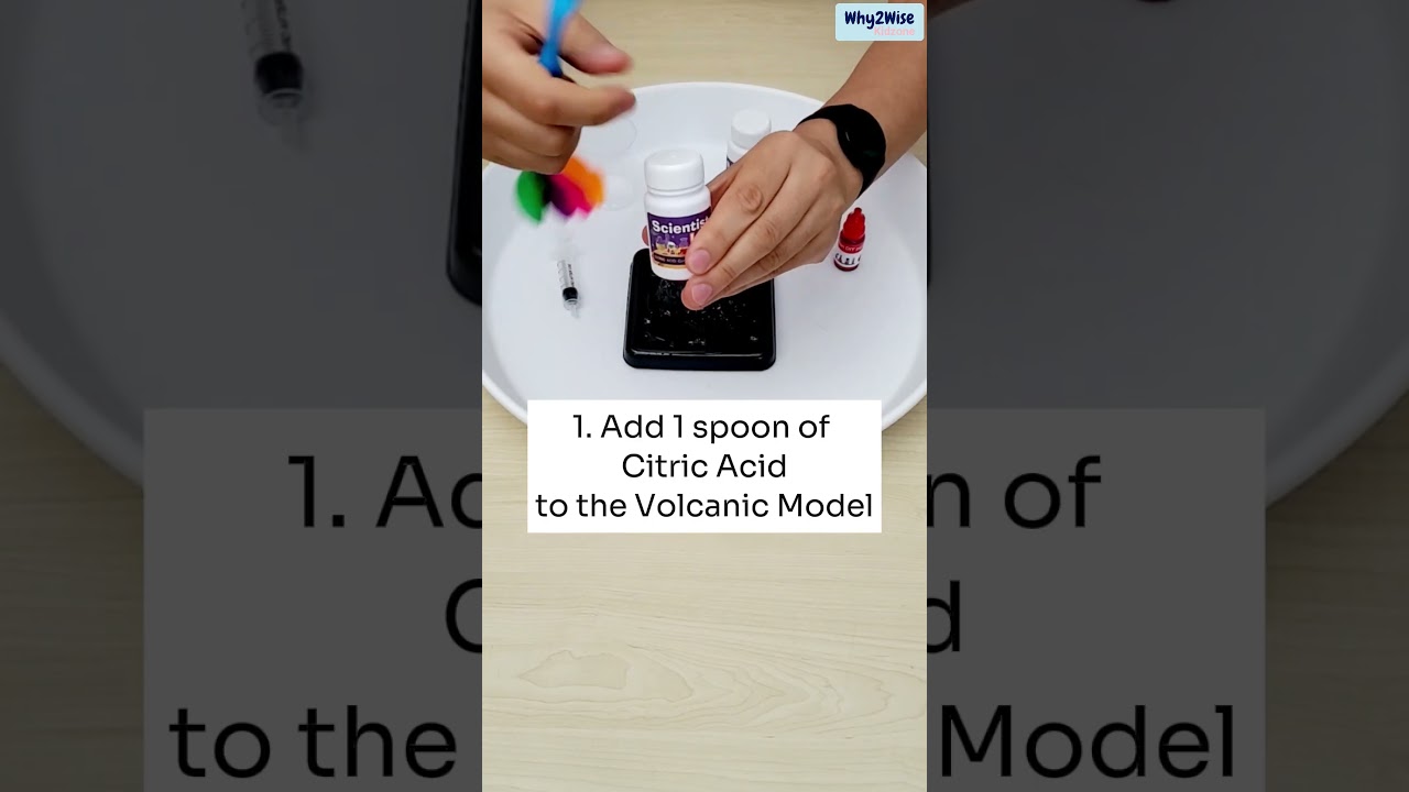 [Why2Wise kidzone] Science Experiment Kit - Volcano Eruption  #scienceexperiment