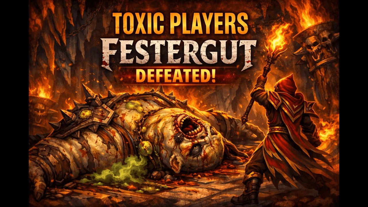 ICC 25 HM Festergut | Toxic Players | Fire Mage POV 25.9K