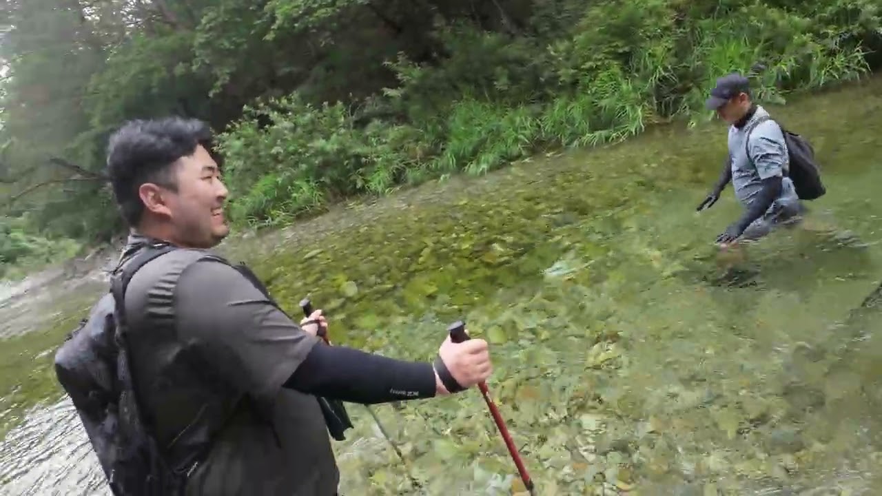 사람 없었던 아침가리계곡