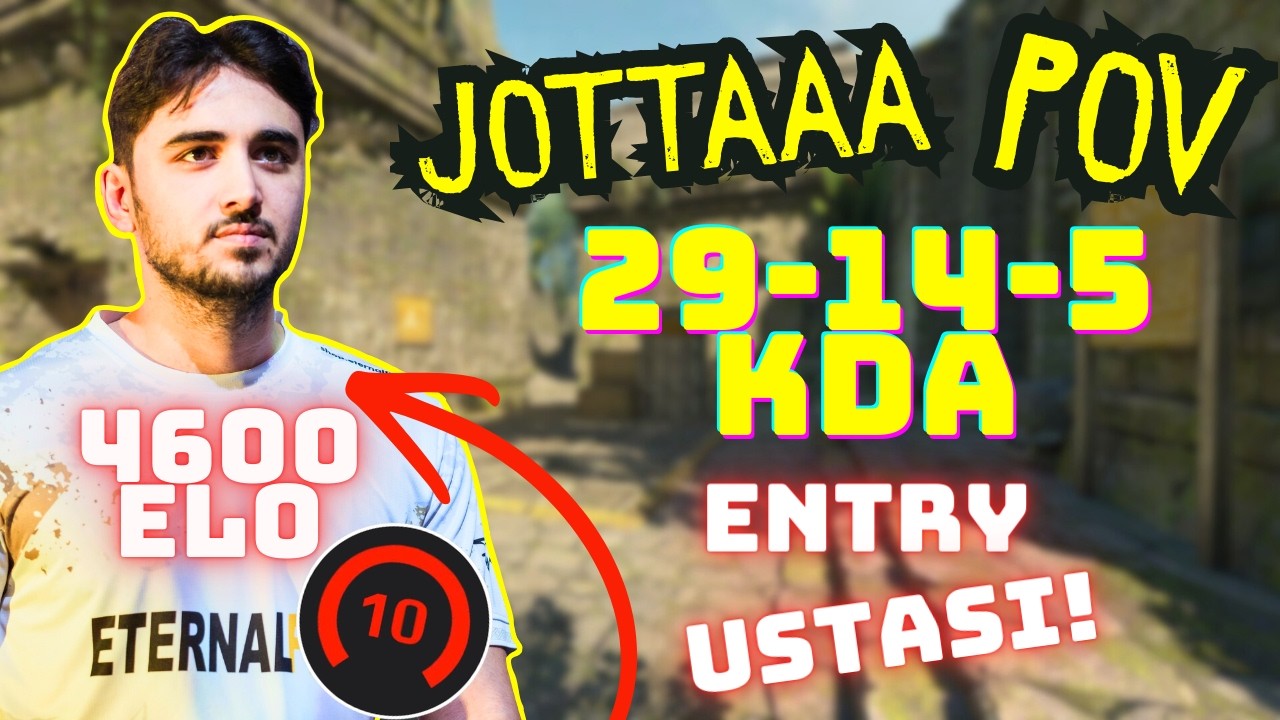 jottAAA CS2 POV - ANCIENT | 33-14-8 KDA | FACEIT 4600 ELO