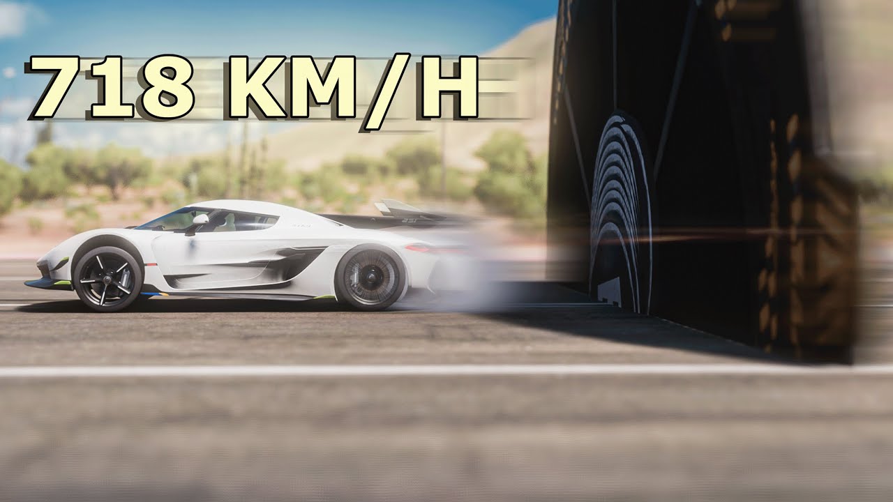 Разгон 0 - 700 КМ/Ч за 0.001 Секунду Forza Horizon 5